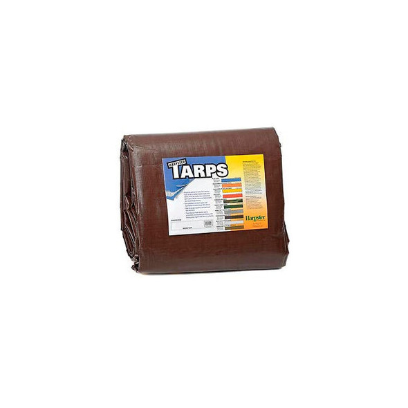 16' x 20' Super Heavy Duty 8 oz. Tarp Brown - BR16x20