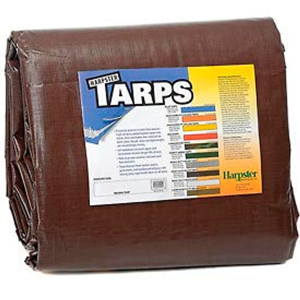 16' x 20' Super Heavy Duty 8 oz. Tarp Brown - BR16x20