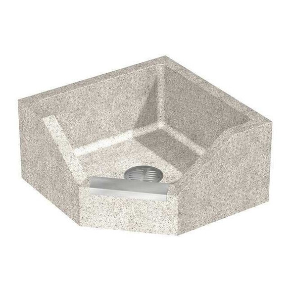 Acorn Controls Corner Mop Sink 20 in x 20 in, 1, Terrazzo TNC-24