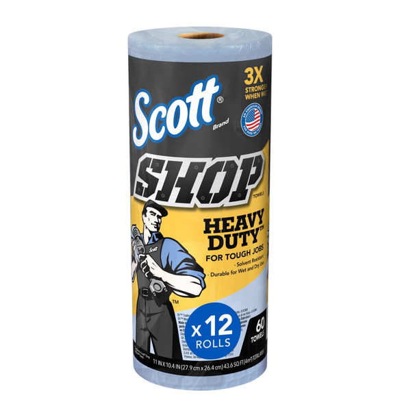 SCOTT Pro Shop Towels – 60/Roll – 12 Rolls/Case 32992