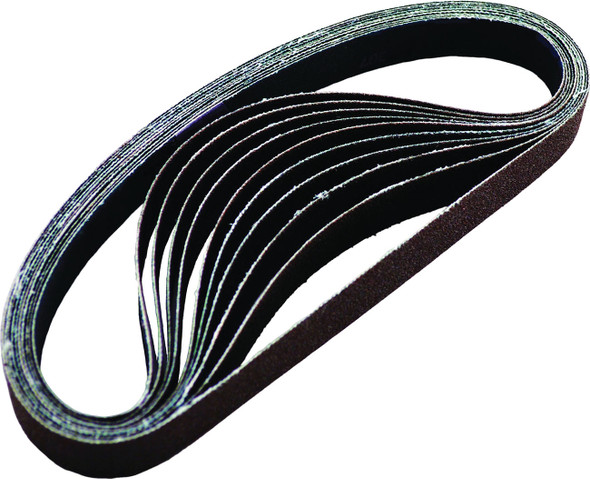 10 Pc. ½” x 18” 40 Grit Sanding Belt Kit 303740G