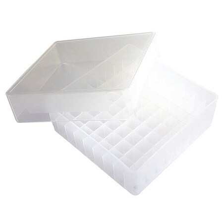 Heathrow Scientific Tube Storage Box,Natural,81-Well,PK5 120034