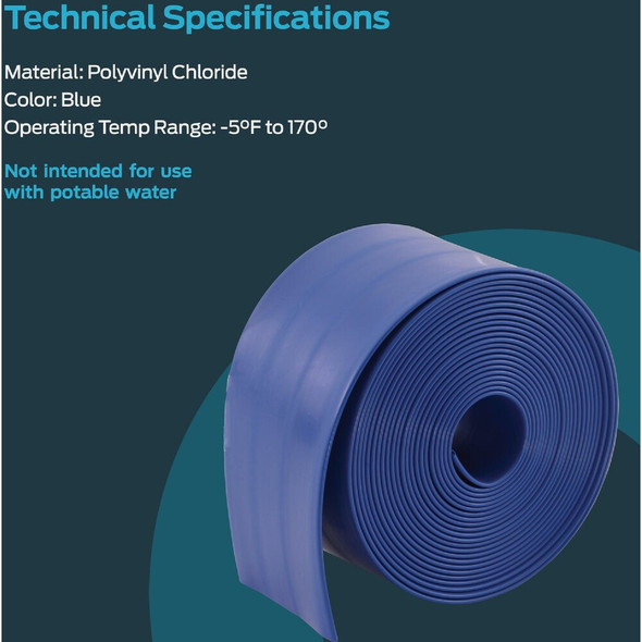 EZ-Flo 30 Ft. x 1-1/2 In. ID Flat Discharge Hose