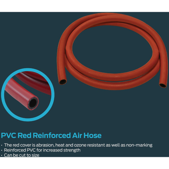 Eastman EZ-Flo 1/2 In. ID x 10 Ft. L. PVC Air Hose Eastman EZ-Flo 1/2 In. ID x 10 Ft. L. PVC Air Hose