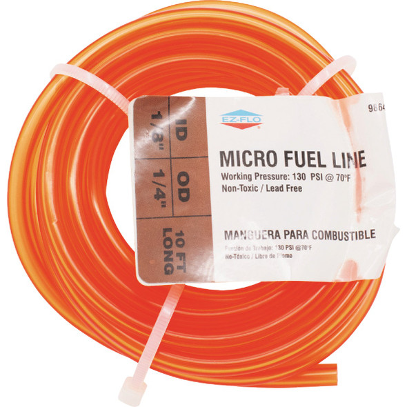 EZ-Flo 10 Ft. Micro 1/8 In. ID x 1/4 In. OD Fuel Line