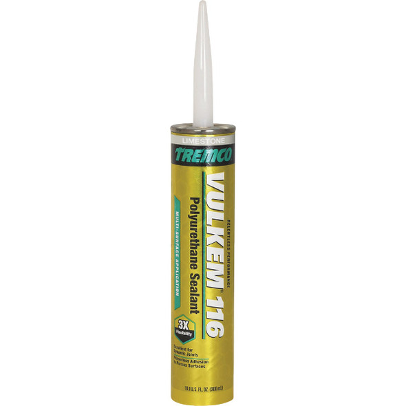 Tremco Vulkem 116 10.1 Oz. Limestone Polyurethane Sealant 2674810332