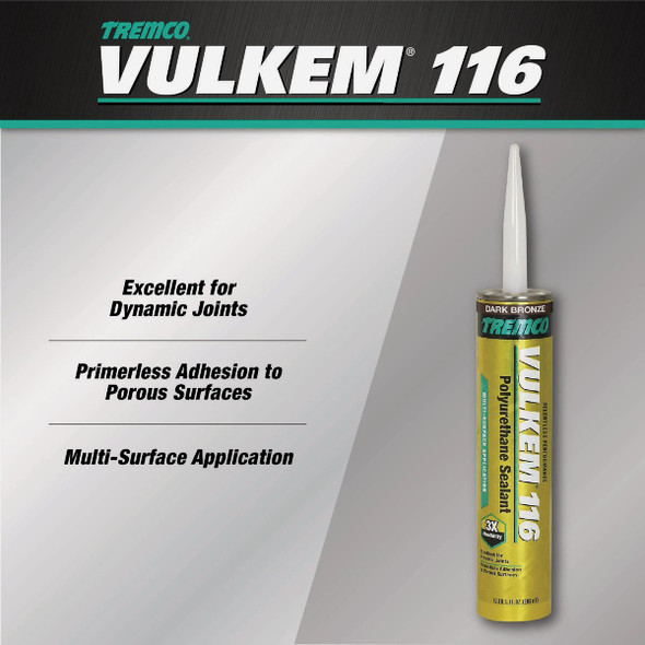 Tremco Vulkem 116 10.1 Oz. Bronze Polyurethane Sealant 2674810333 793843