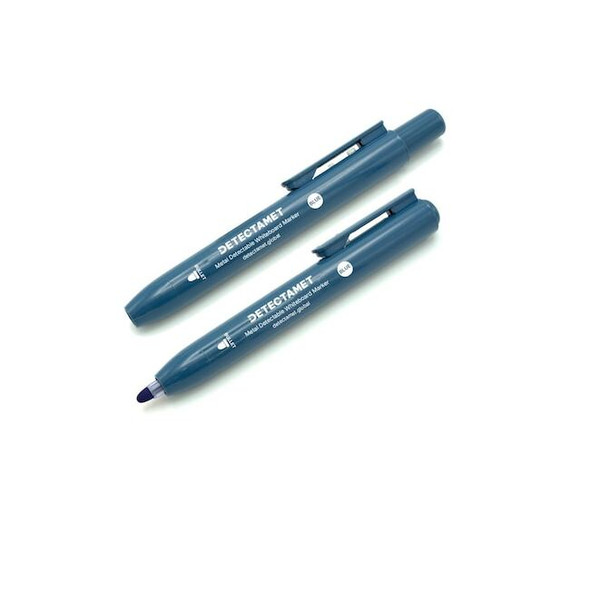 Metal Detectable Dry Erase Marker Set,Round Barrel,PK10