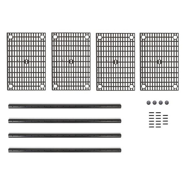 Durashelf Plastic Shelving, 24 in D, 36 in W, 72 in H, 4 Shelves AST3624x4