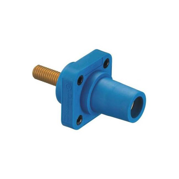 Receptacle, Blue, Female, Stud, Taper Nose