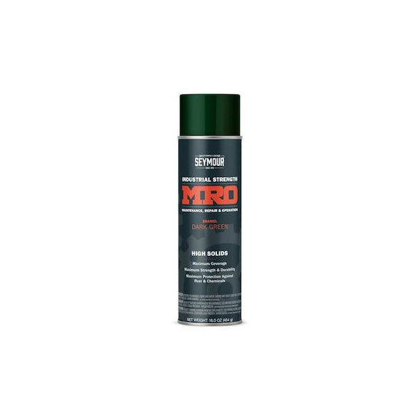 Spray Paint,Dark Green,16 oz., Dark Green, Gloss, Solvent, 16 oz
