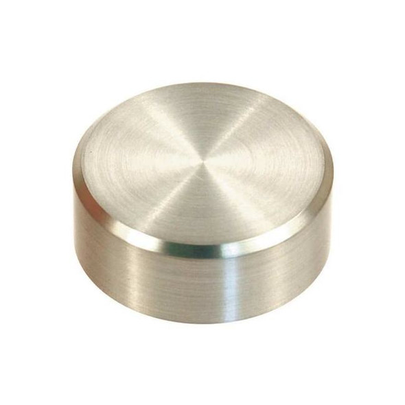 Standoff Cap, 1/4"-20 Thrd Sz, Aluminum Black Anodized, 2 PK