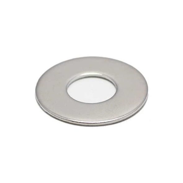 Flat Washer, For Screw Size #6 ,Stainless Steel NL-19 Finish, 100 PK