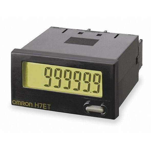 Omron Hour Meter,24VDC,Plastic,7 Digits H7ET-NV-B