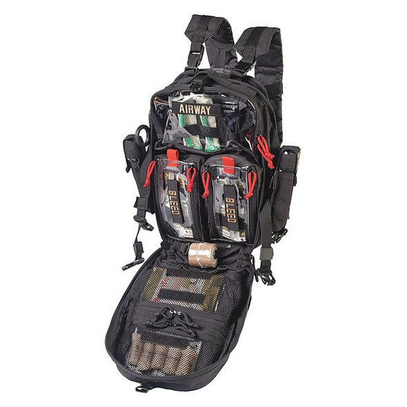 North American Rescue First Aid Trauma Kit,Black 80-0979 North American Rescue First Aid Trauma Kit,Black 80-0979