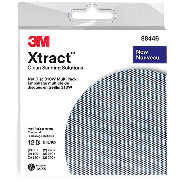 3m Hook-and-Loop Sanding Disc,5 in Dia,PK20 7100288315 3m Hook-and-Loop Sanding Disc,5 in Dia,PK20 7100288315
