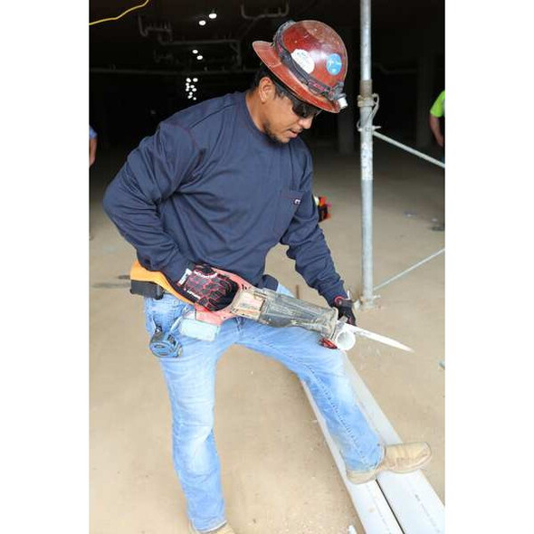 Mcr Safety Men's FR Long Sleeve Shirt, 10.6 cal/sq cm, XL LST1NXL