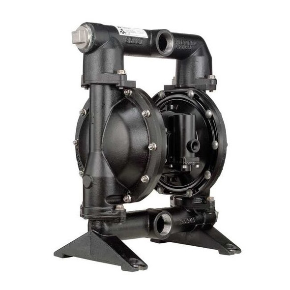 Double Diaphragm Pump, Cast iron, Air Operated, Santoprene, 123 GPM