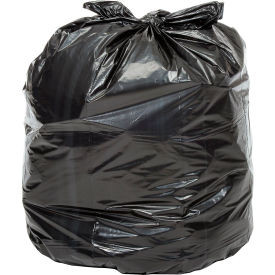 Global Industrial Super Duty Trash Bags 30-33 Gal 1.5 Mil Black 100 Bags/Case