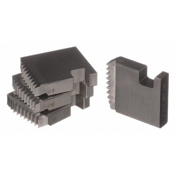 Ridgid Pipe Thread Die,1 1/4 In,HSS,4 Pc 37885