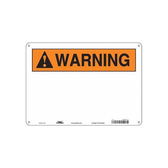 Condor Safety Sign,14" W,10" H,0.032" Thickness 486W73