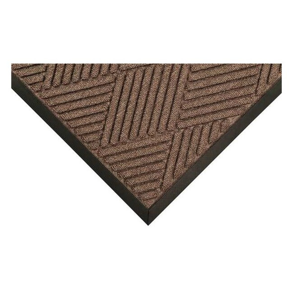 Condor Entrance Mat, Polypropylene, 3/8 in Thick, Brown, 4 ft W x 6 ft L 6NTF4