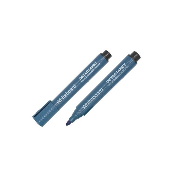 Detectamet Detectable Dry Erase Marker Set,Round Barrel,PK10 145-A06-P02-A07