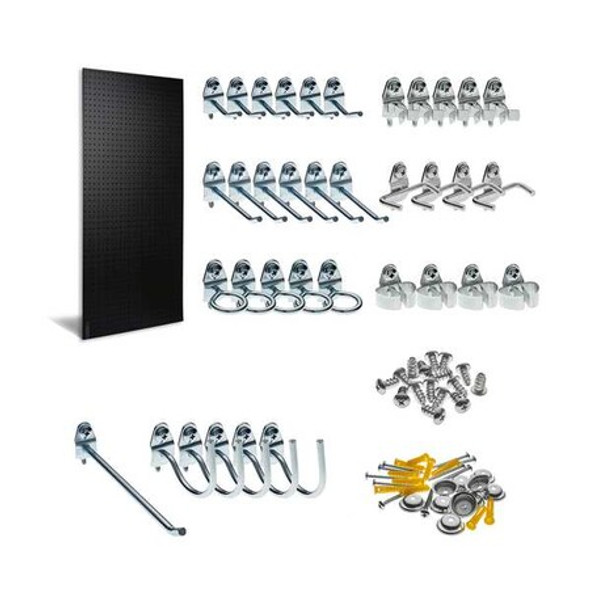 Triton Products Pegboards,1 Panel,3/16"D,48"H,24"W,Black DB-36BKH-Kit Triton Products Pegboards,1 Panel,3/16"D,48"H,24"W,Black DB-36BKH-Kit