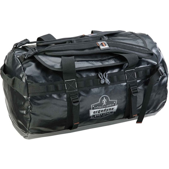 Ergodyne Duffel Bag, Large, Water Resistant, Black GB5030L