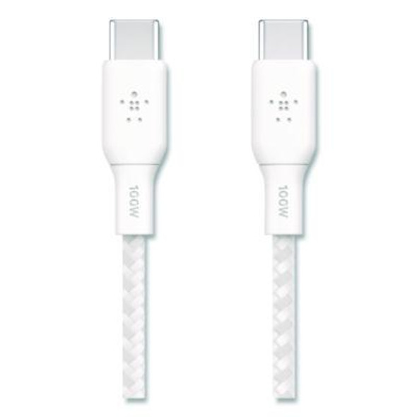 Belkin® CABLE,PVC,100W,C-C,2PK CAB014BT2MWH2PK Belkin® CABLE,PVC,100W,C-C,2PK CAB014BT2MWH2PK