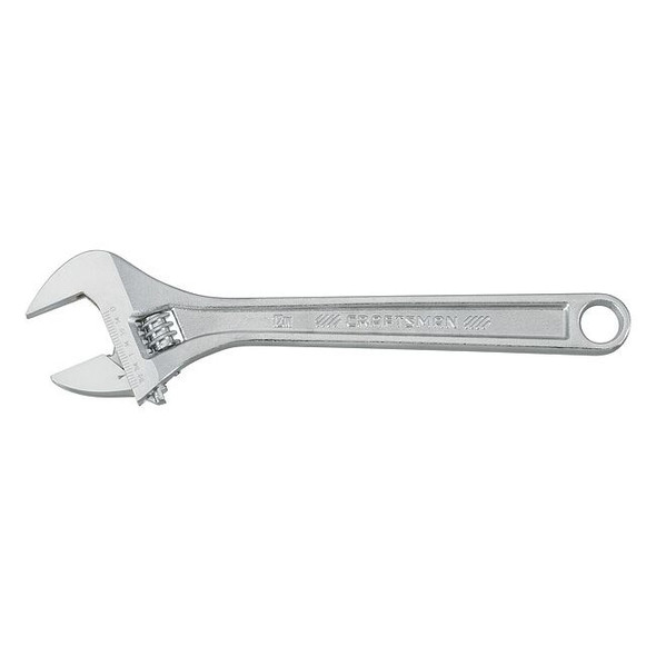 Craftsman Adj. Wrench,1 5/8" Jaw Capacity,12" L CMMT81624