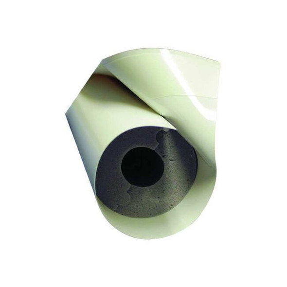 Pipe Insulation, 4 ft. L, Melamine Foam, 1 in Wall