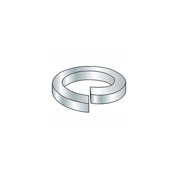 Split Lock Washer - M8 - Steel - Zinc Clear - Class 8.8 - DIN 127B - Pkg of 100