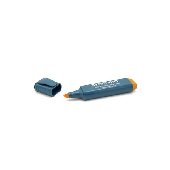 Metal Detectable Highlighter,Orange Ink,Chisel Tip,PK5