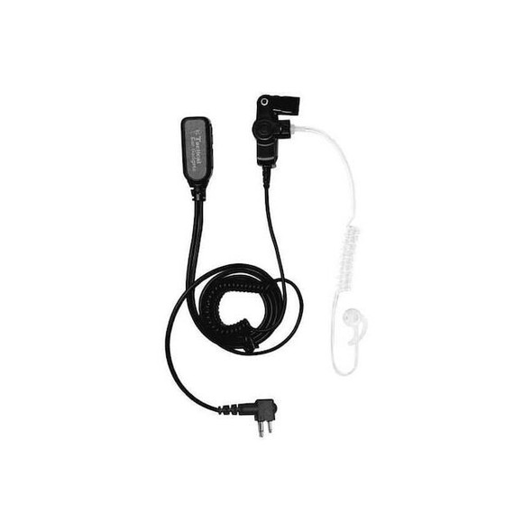 Earphone Connection Long Tube Lapel Microphone,Black EP1303
