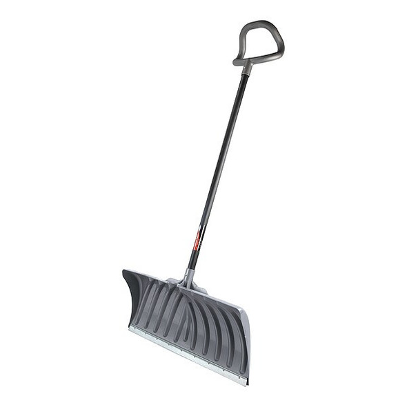 Snow Shovel, 27 in W x Steel Blade, 44 in L Steel Handle