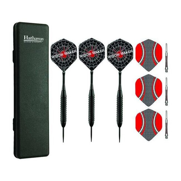 Hathaway Tip Darts,Steel Tip,Sisal Dartboards,PK3 BG1055