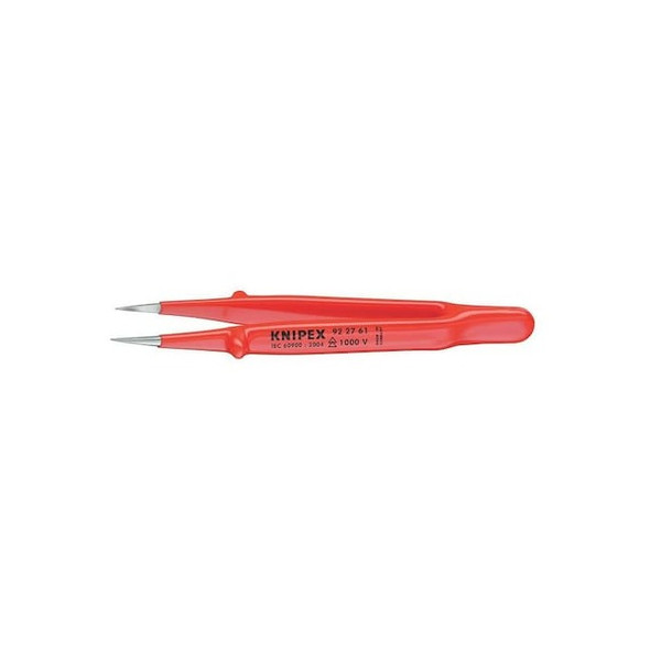 Knipex Insulated Precision Tweezers, Smooth Tip 92 27 61