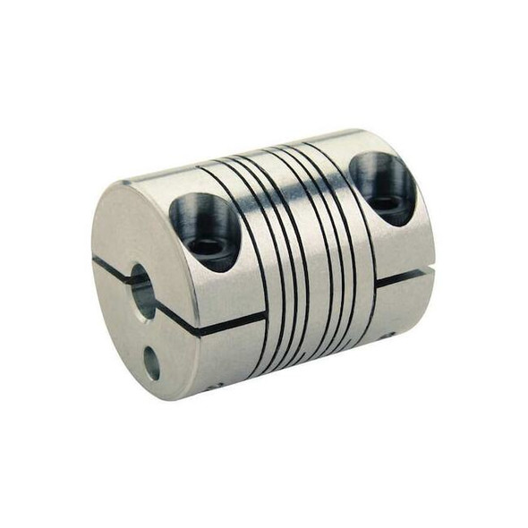 Ruland Coupling,4 Beam Clamp,Bore 3/8 x 3/8 In PCR18-6-6-A