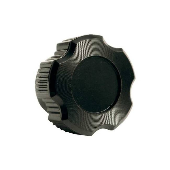 Davies Fluted Knob, 5/16-18 Thread Size, 0.88"L, Blind Tap, HR Phenolic 2870-A