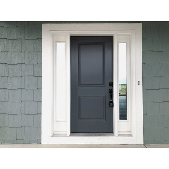 Rust-Oleum Sure Color Exterior Paint and Primer, Dolphin, Flat, 1 Gal 394673 786921