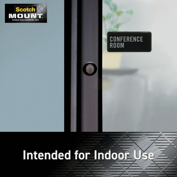 Scotch-Mount 1 In. x 125 In. Clear Double-Sided Mounting Tape 410H-MED 211563