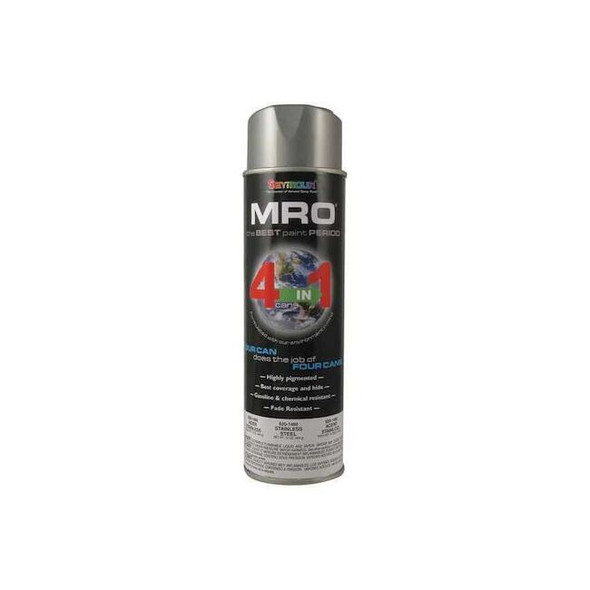 Spray Paint,Stainlss Steel, Stainless Steel, Gloss, Solvent, 16 oz