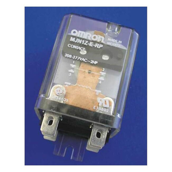 Omron Flange Relay,120VAC,6 Pins,15A @ 600V AC MJN1Z-E-RP-AC120