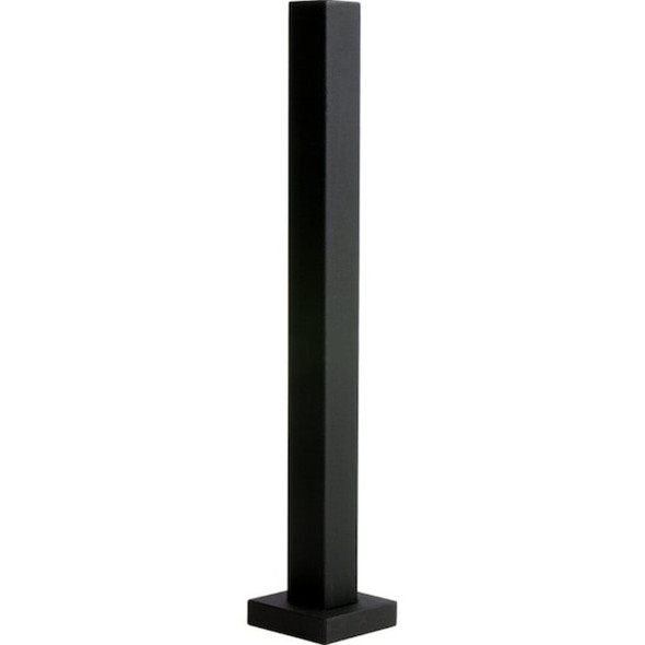Pedestal Pro Touch Plate Bollard,48"H,42 lb. HD-Black-Tower