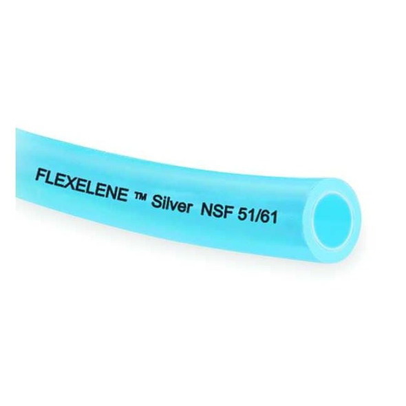 Eldon James Tubing,1/8 In,100 Ft L,Poly,Clear Blue FXAG-2.4