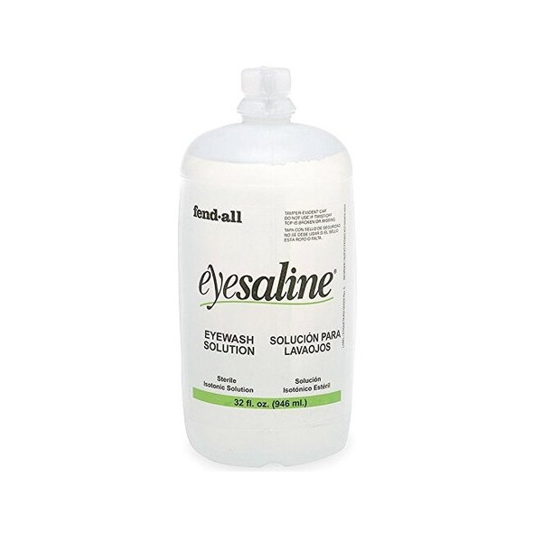 Sperian Eyesaline Personal Eyewash, Refill 32 Oz. Bottle