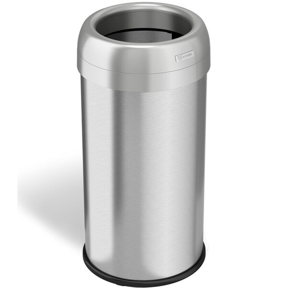Hls Commercial 16 Gallon Open Top Round Trash Can HLS16STR