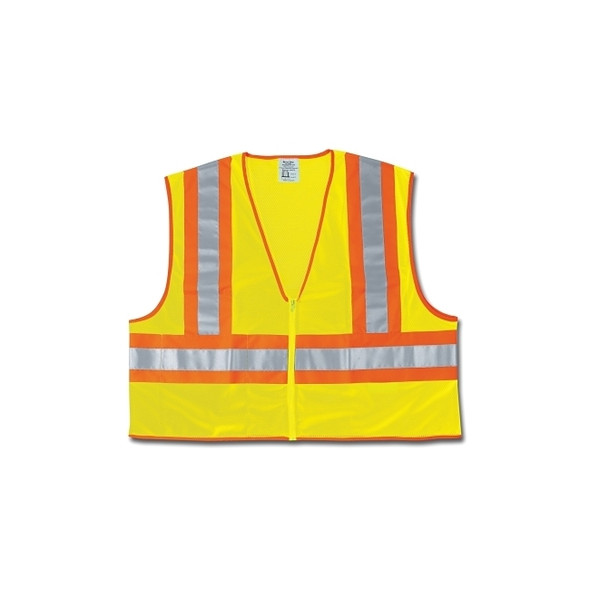 Luminator Class II Safety Vests, 2X-Large, Lime