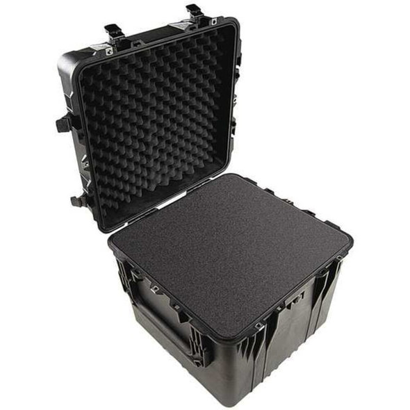 Pelican Black Protective Case, 22-1-2"L x 22.43"W x 21-1-4"D 350